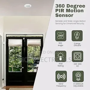 360 Degrees Recessed Motion Sensor