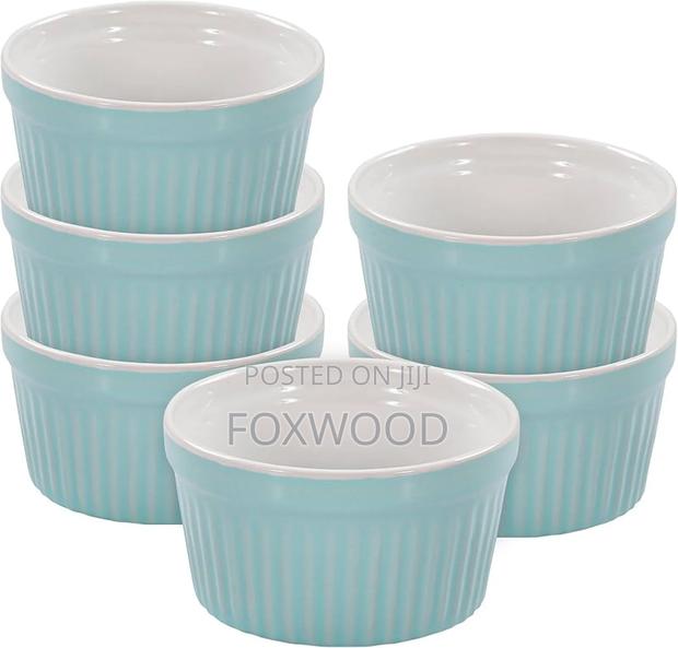 6pcs Ramekin Dessert Bowl Size 4"