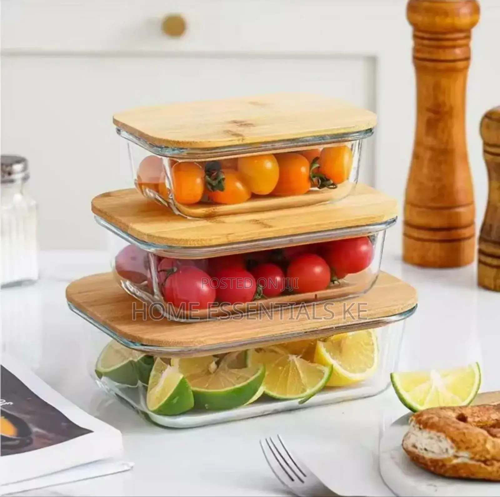3in1 Snack Storage Box Set 
: 1040ml,680ml, 410ml