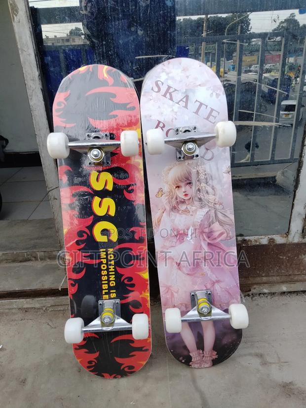 Professional Skates Board With Rubber Wheels - thumbnail 3