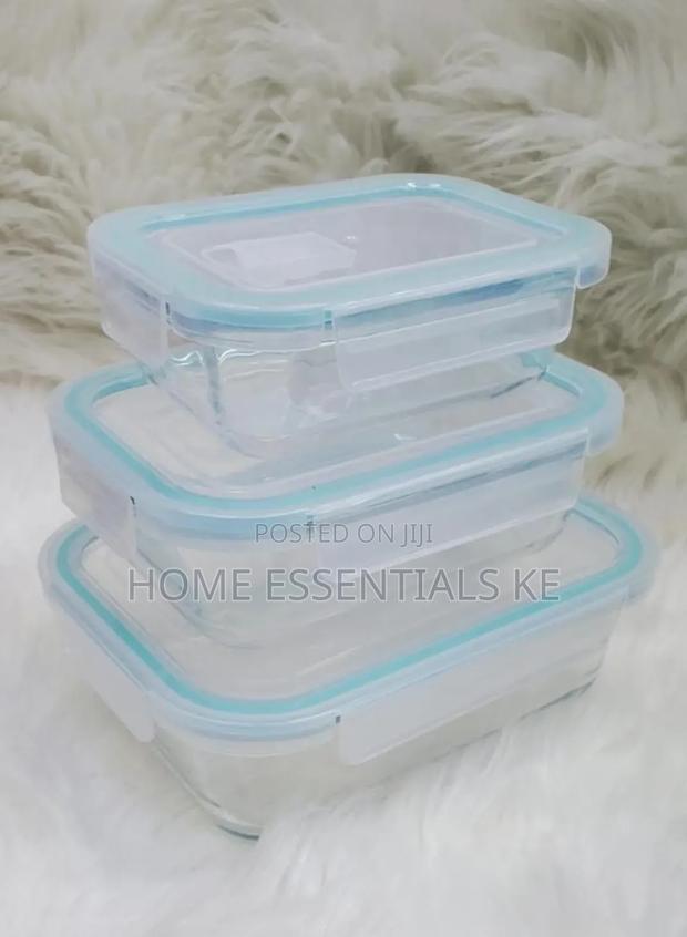 *Glass Snack Box With Lunch Bag*500ml,750ml,1040ml - thumbnail 3
