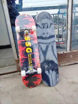 Skateboard With Rubber Wheels