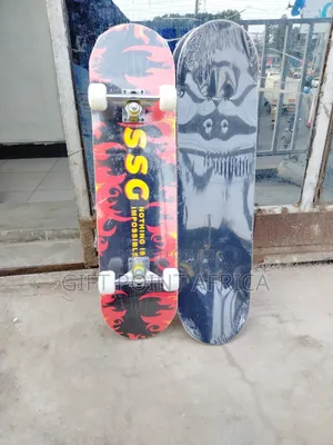 Skateboard With Rubber Wheels