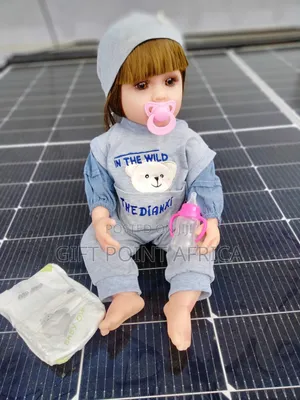 Big White Doll for Kids