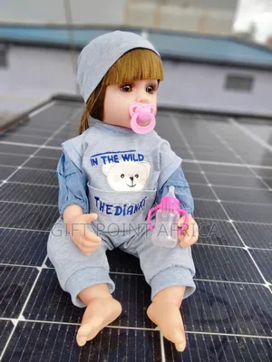 Big White Doll for Kids