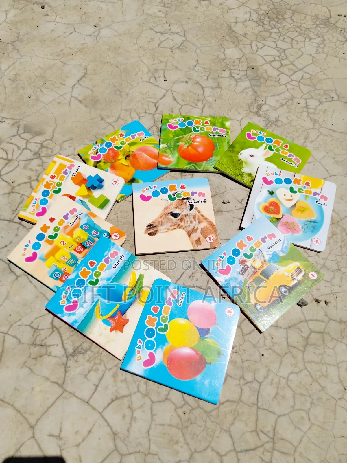 A Set of 10 Copies Baby Look and Learn Books for Kids