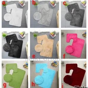 Original*Fluffy 3 in 1 High Quality Toilet Mats KSHS /-*