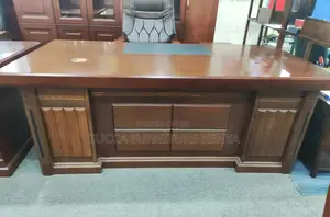Office Tables:160cm Executive Mahogany Solid Wood Table