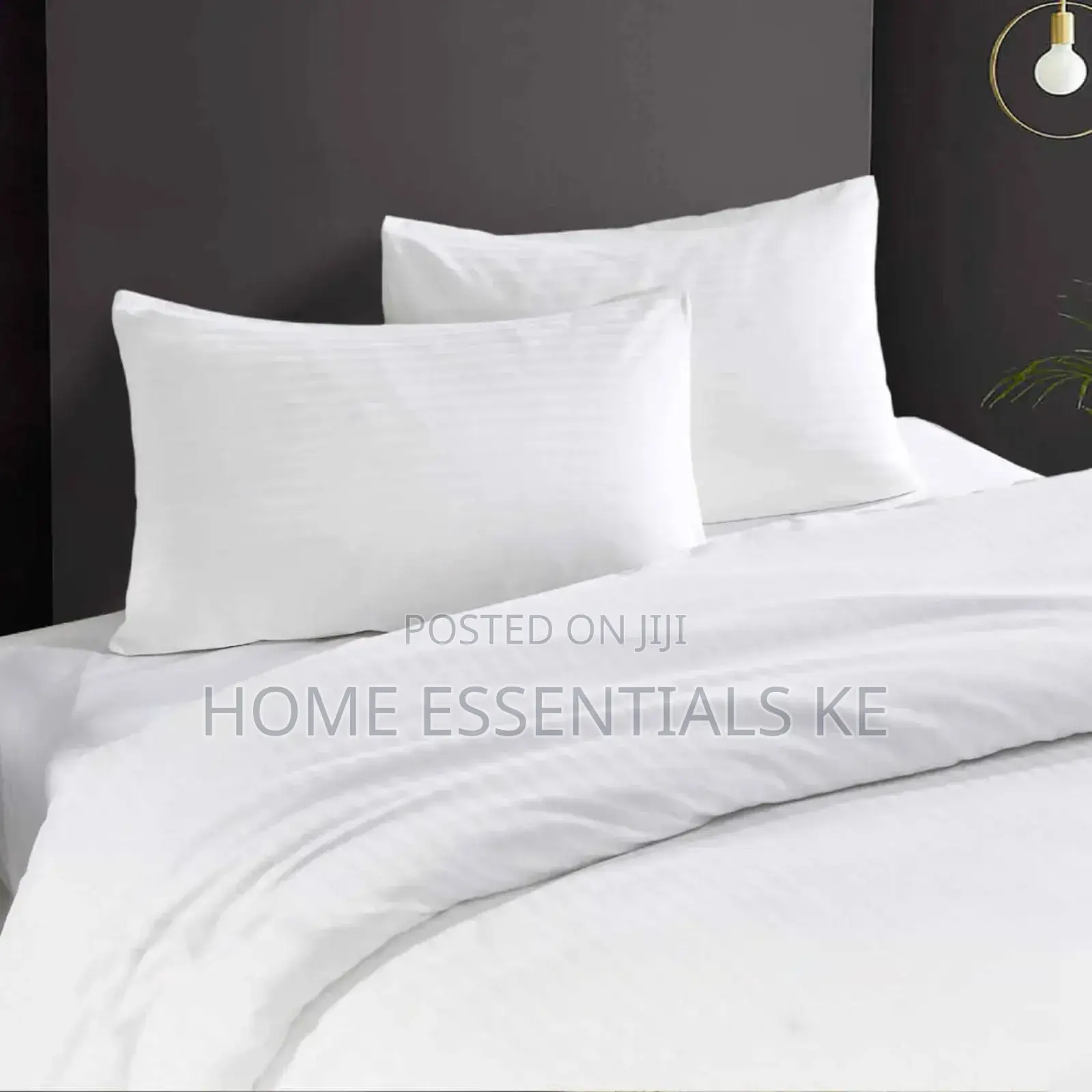 White Striped Duvet Cover
1 Bedsheets 4pillow Cases