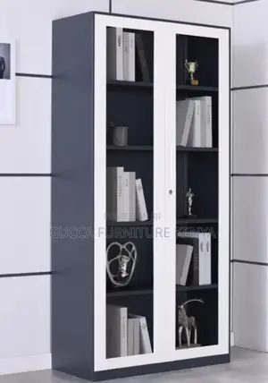 Cabinets:2-Door Open View Modern Storage Cabinet