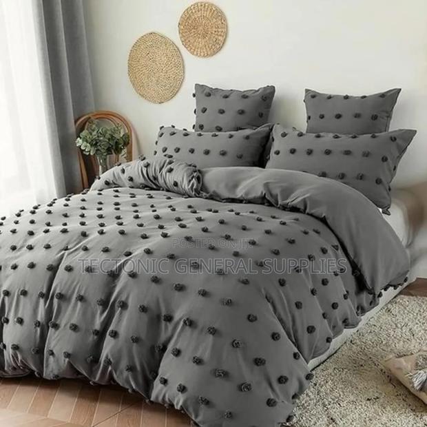 6*7 Tufted Duvet Cover-1 Quited Cover+ 2pillow Cases - thumbnail 7