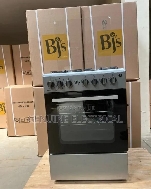 Silver 3+1 BJS 60 by 60 Standing Cooker - main view