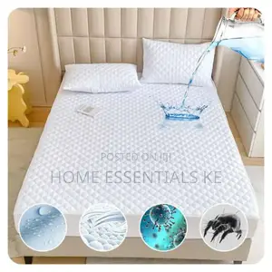 King Size Cotton Quilted Mattress Protector 7 by 8
