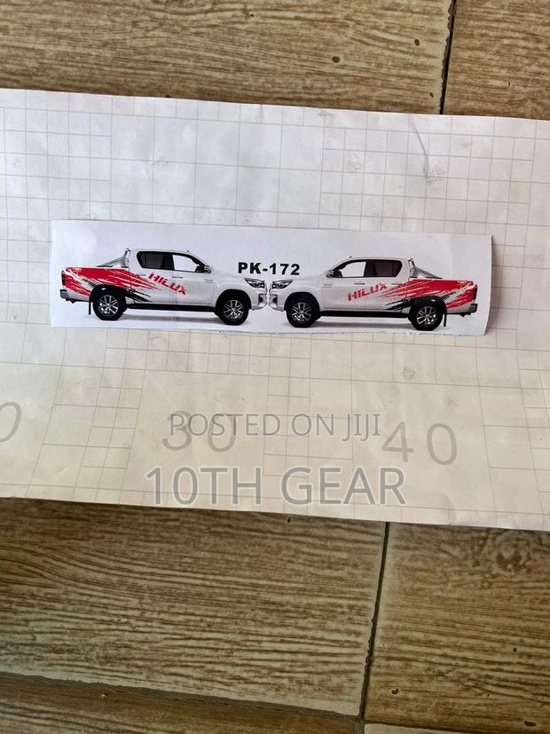 Hilux 3D Body Sticker - main view