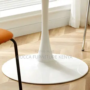 Dining Tables: Round Geometric Table for Dining Room