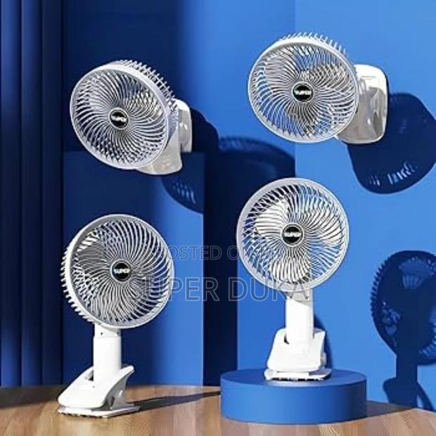 Fan. Rechargeable Portable Clip Mini Fan