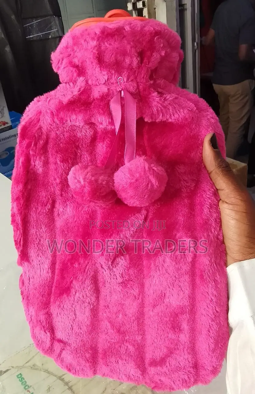 Thermal Heat Bottle With Rabbit Fur Cover Soft Cuddly
Warmer