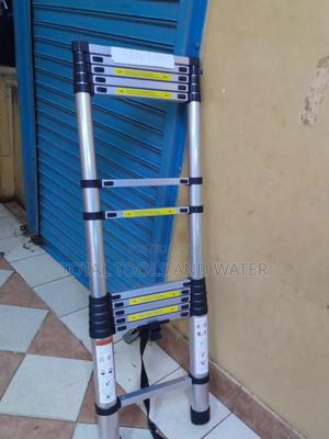 Original Telescoping Aluminium Ladder 12ft Lockable - thumbnail 2