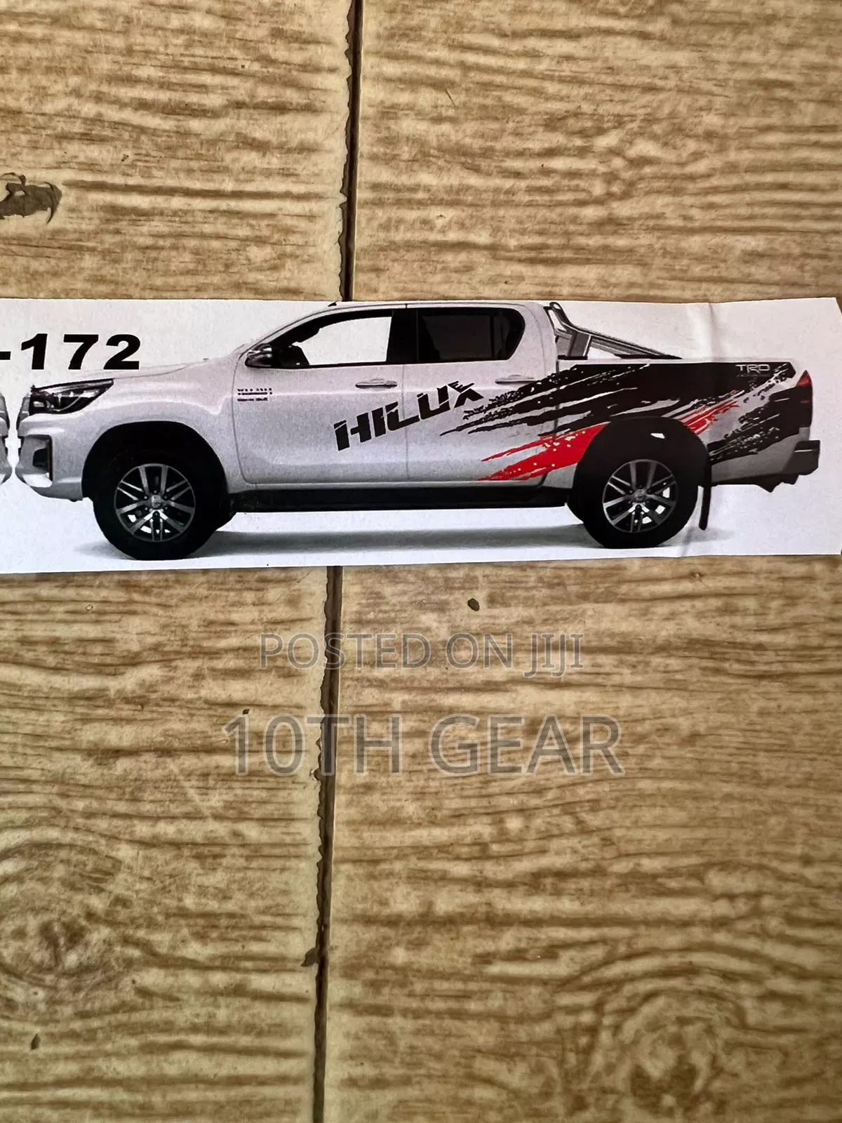 Hilux Body Sticker 3D Original Custom Fit Design