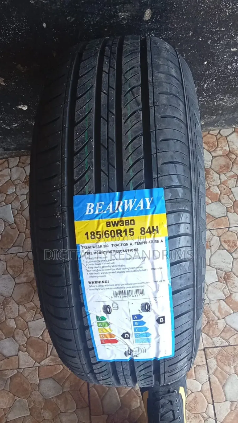 185/60r15 Bearway Tyres Brand New