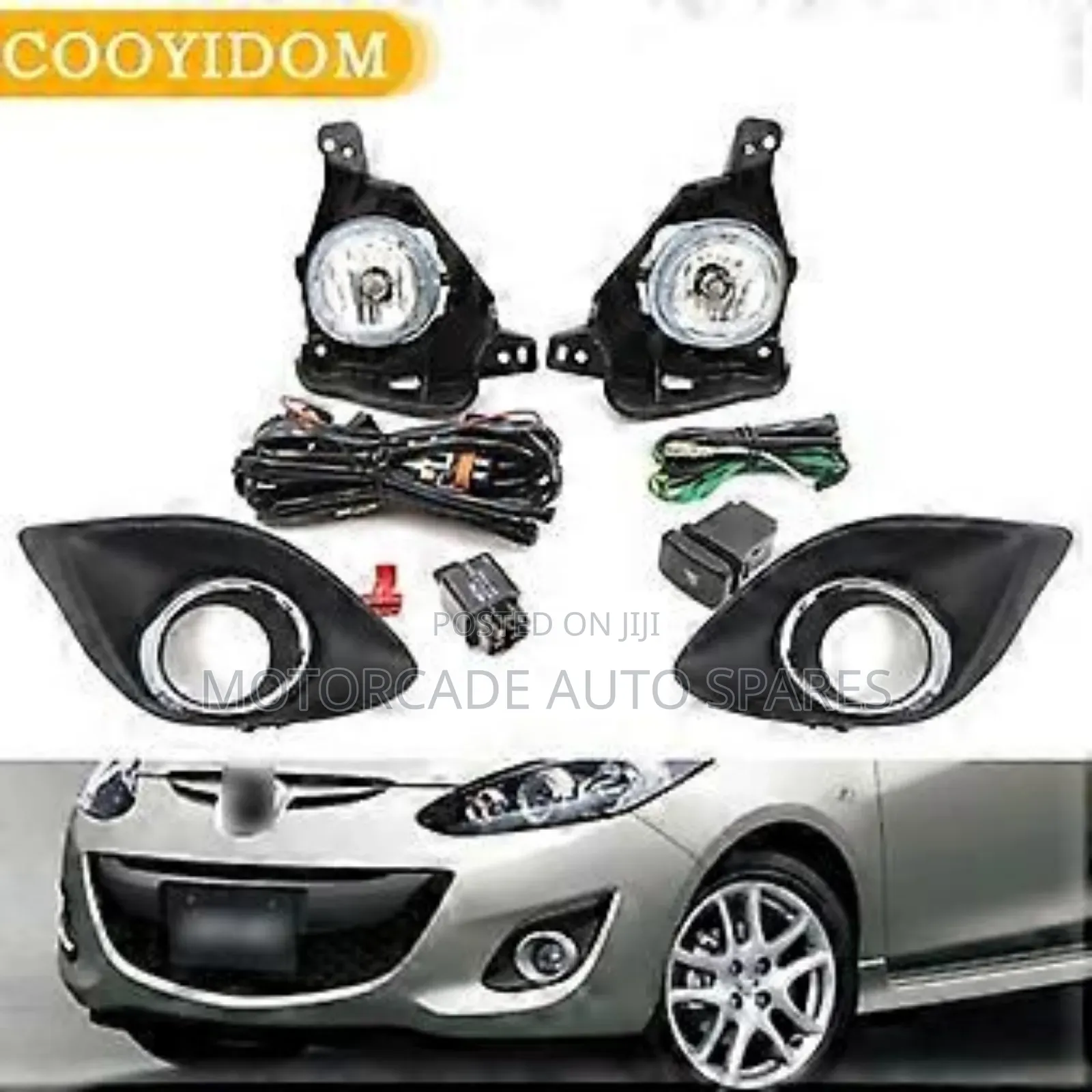 Mazda Demio 2010/2011/2012/2013 Complete Fog Lights Set