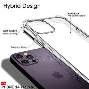 Soft-Sides Crystal Clear Cover for iPhone 14 Pro Max - thumbnail 2