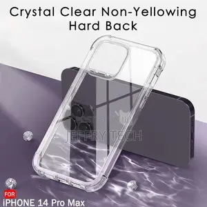 Soft-Sides Crystal Clear Cover for iPhone 14 Pro Max