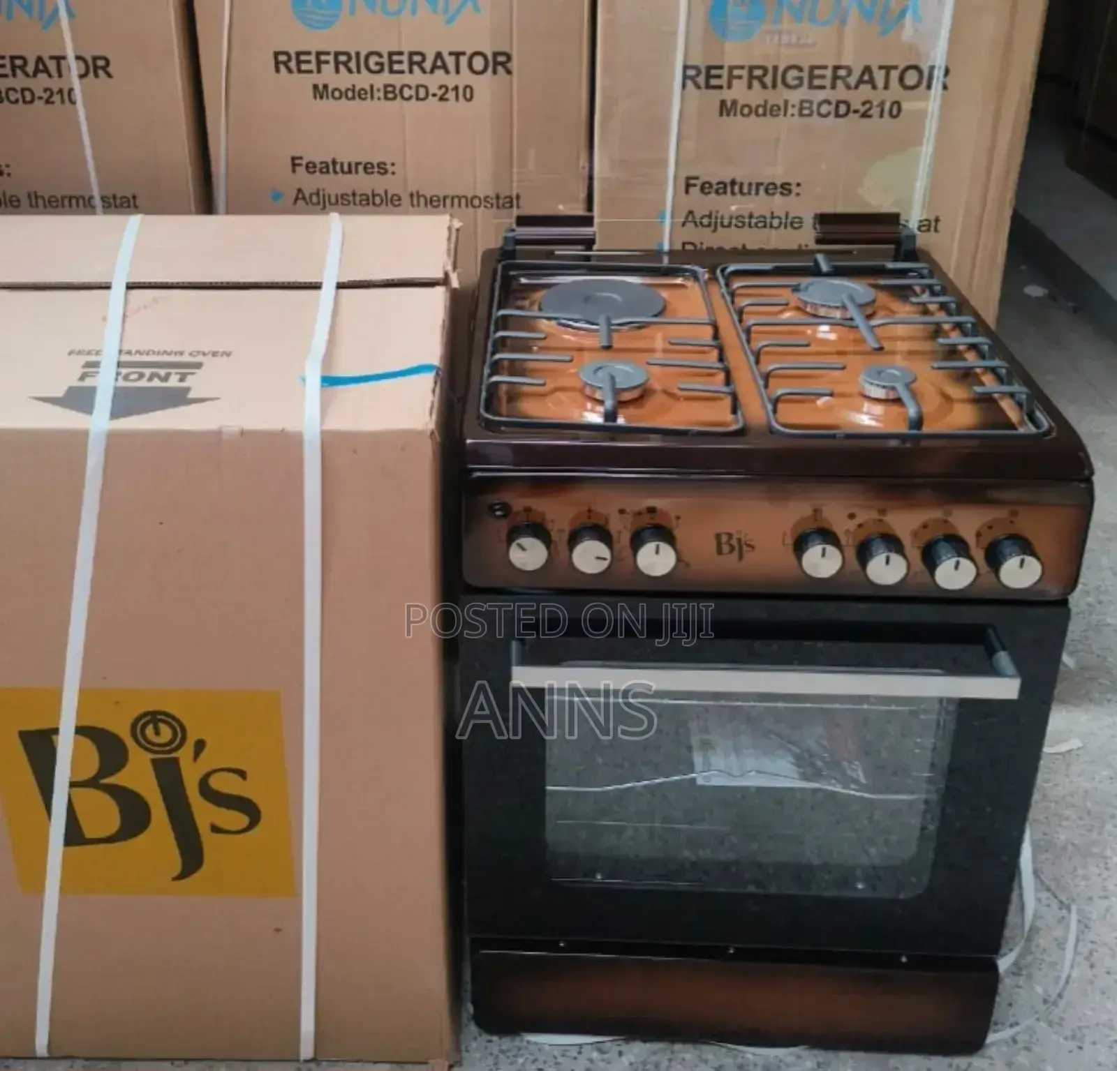 Brown 60*60 BJS Best Option Standing Cooker