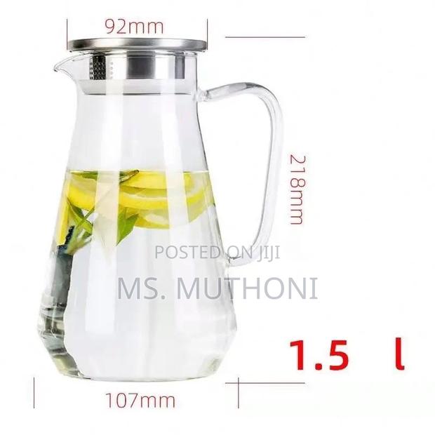 Hot / Cold Beverage Glass Pitcher - thumbnail 6