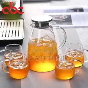 Hot / Cold Beverage Glass Pitcher