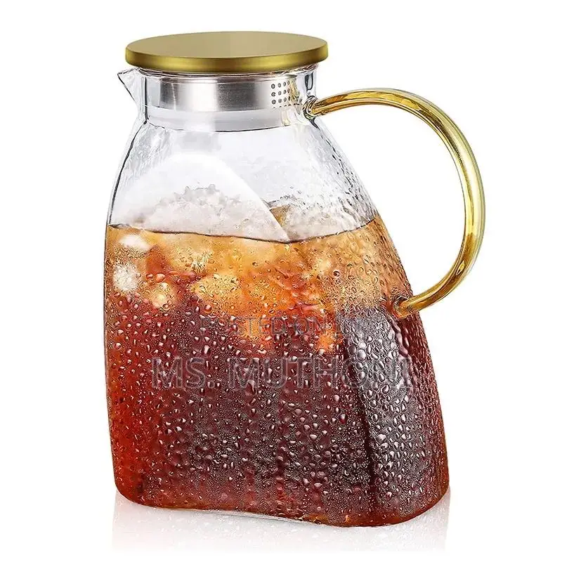 Nordic Luxury Borosilicate Pot/Kettle Stainless Steel Lid