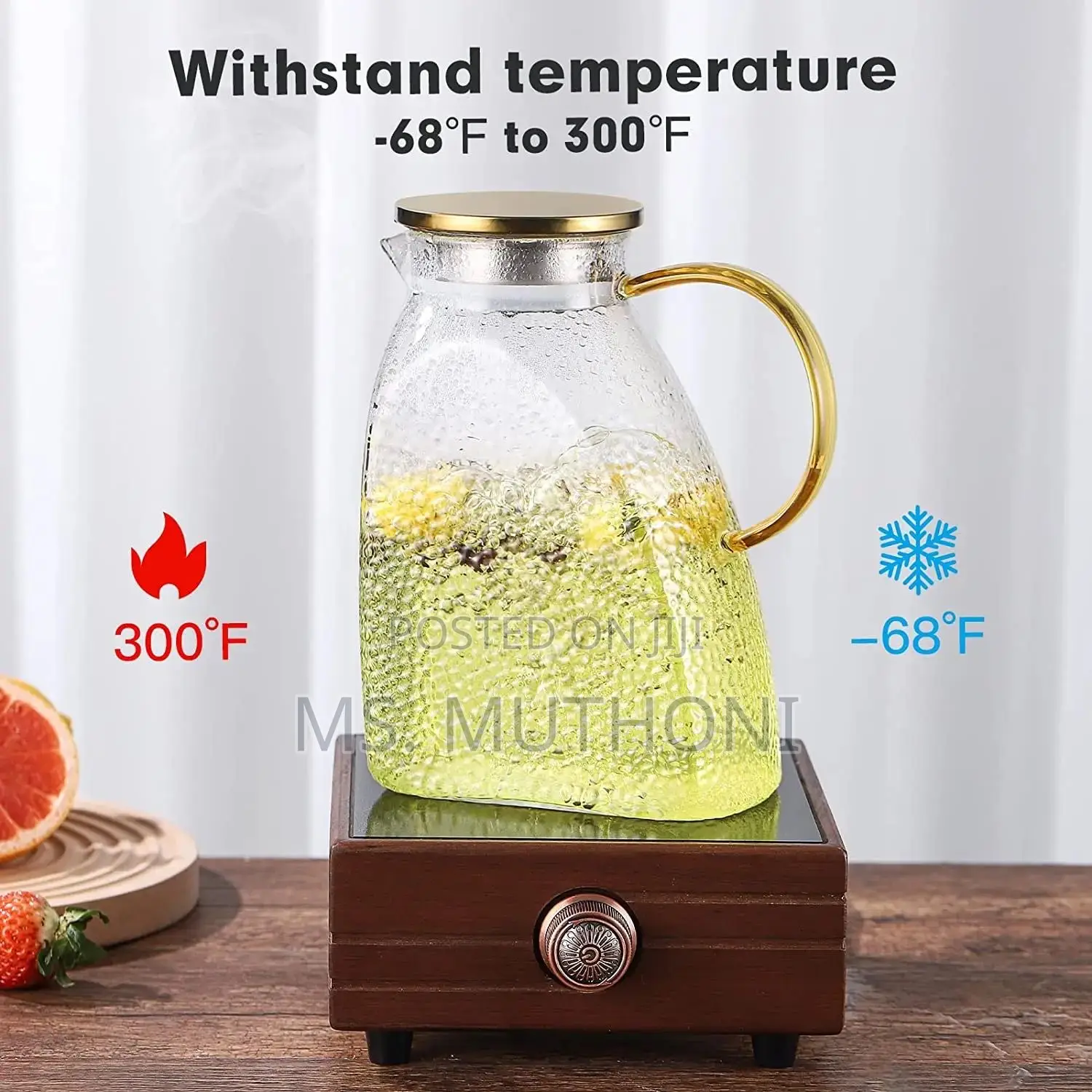 Nordic Luxury Borosilicate Pot/Kettle Stainless Steel Lid