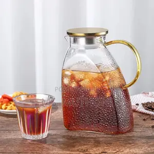 Nordic Luxury Borosilicate Pot/Kettle Stainless Steel Lid