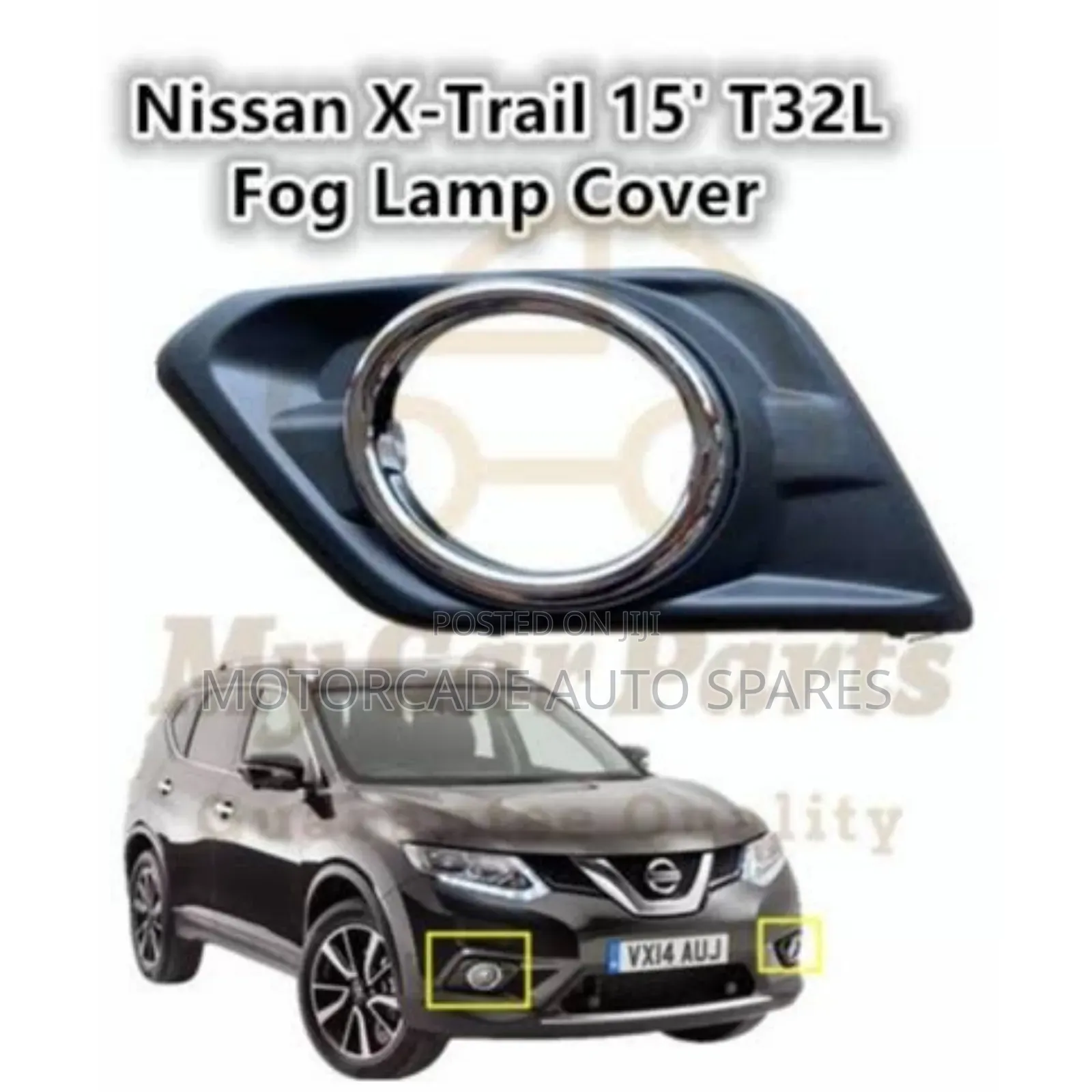 Nissan Xtrail T32 2014-2016 Fog Lights Bumper Cover