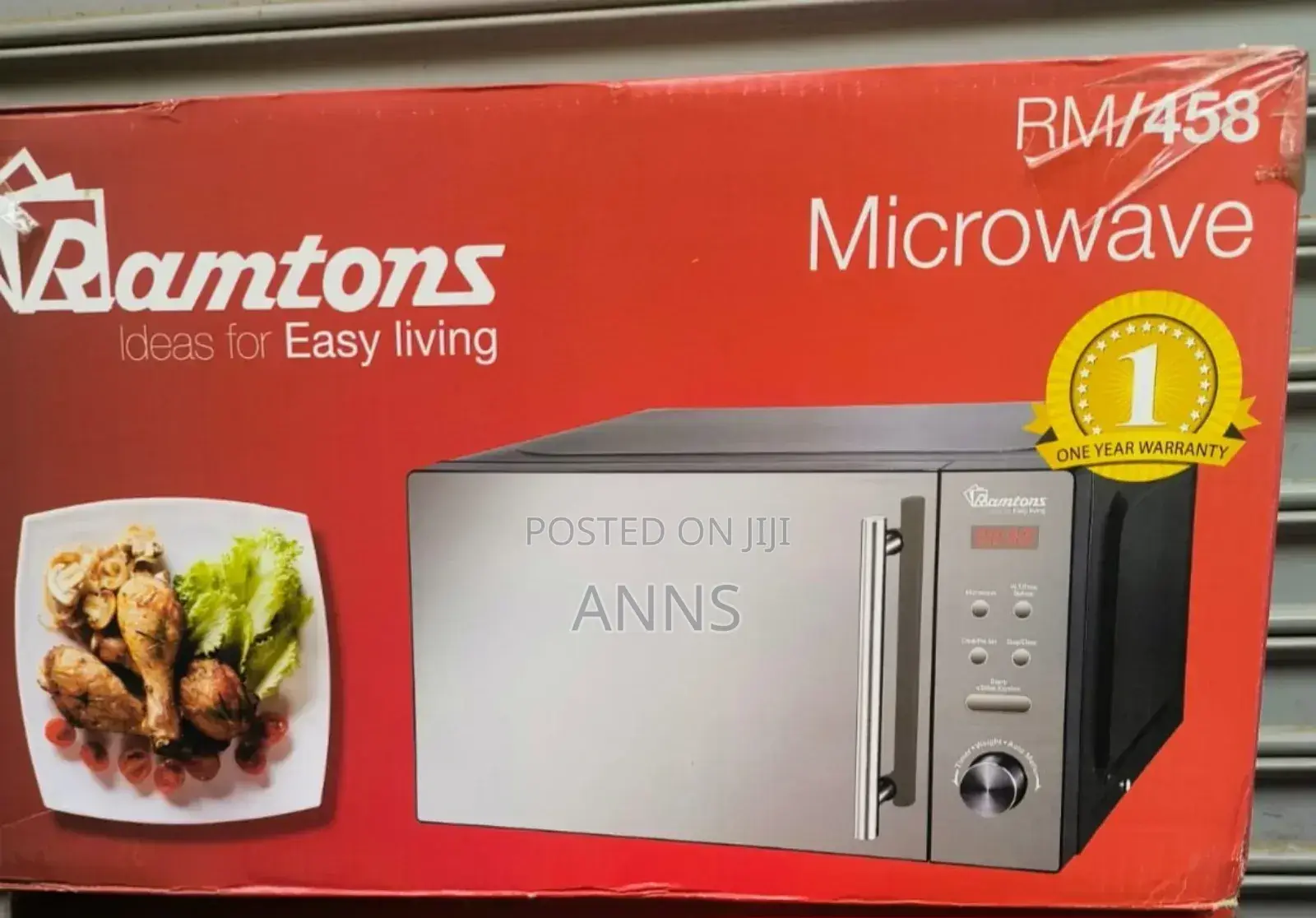 Ramtons Silver 20L Smart Digital Microwave