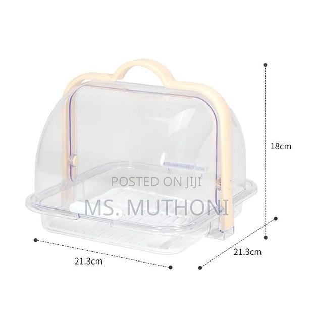 Portable Plastic Bread Storage Box With a Roll Up Lid - thumbnail 5