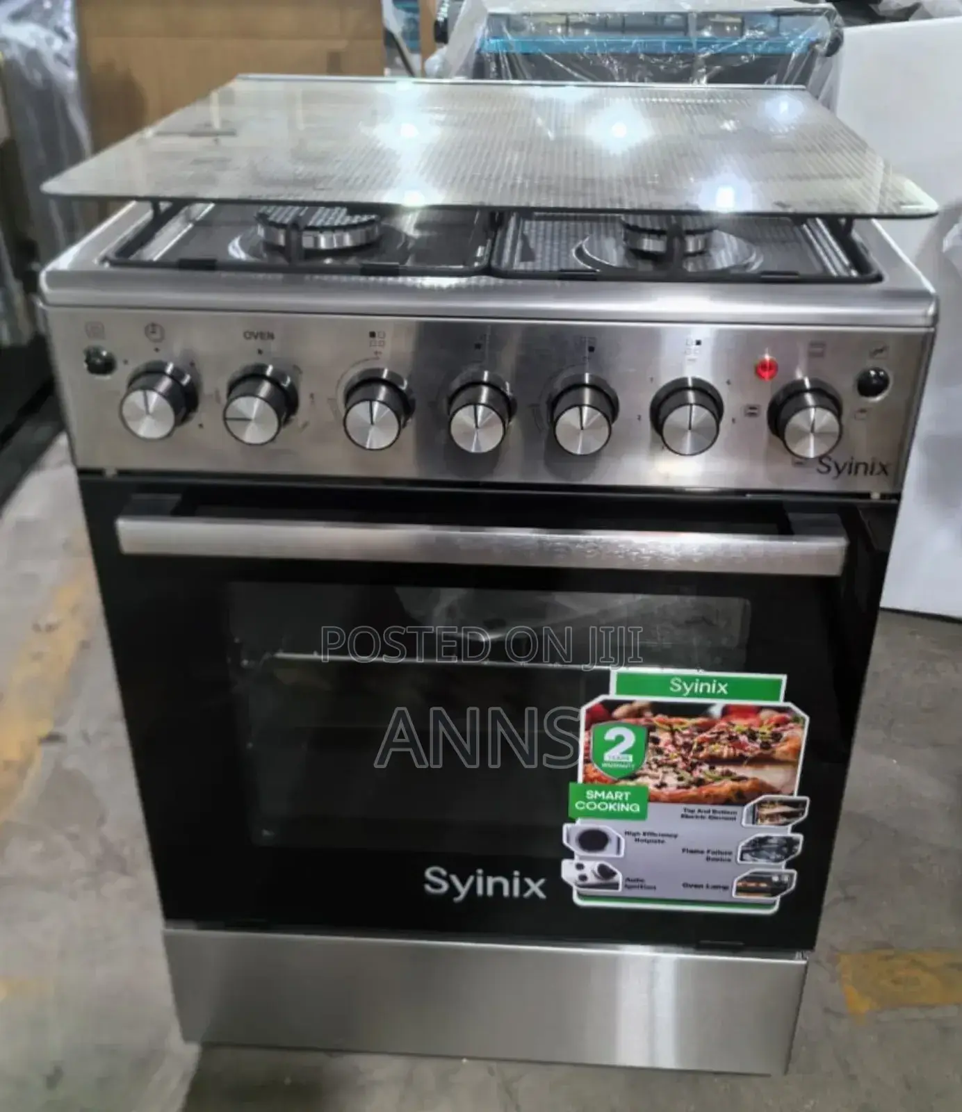 Syinix 3+1 Cooker 60*60 Standing Free Burner