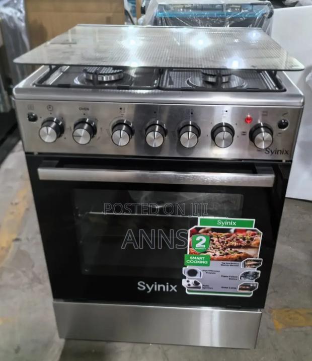 Syinix 3+1 Cooker 60*60 Standing Free Burner - main view