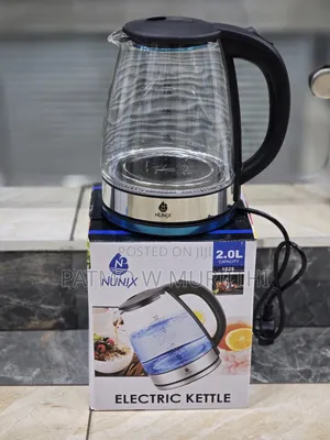 Glass Electric Kettle, Nunix Water Heater 2L Kettle