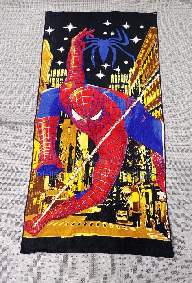 Spider-Man Design Cartoon Towels