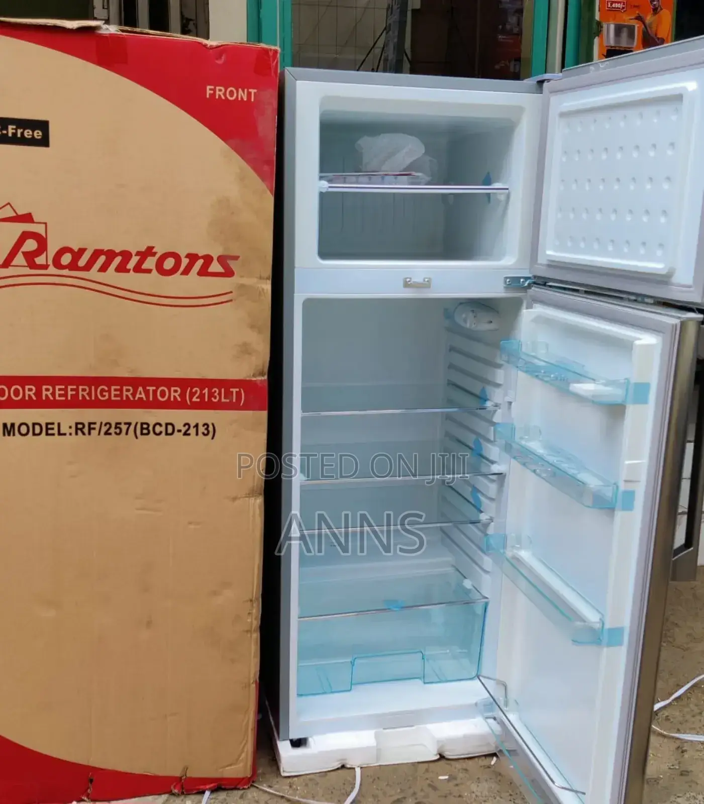 Ramtons 213L Silver With Best Compressor Fridge