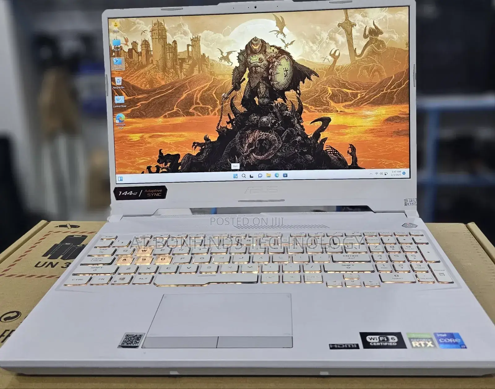 Laptop Asus TUF Dash F15 16GB Intel Core I7 SSD 512GB
