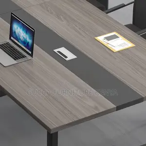 Boardroom Tables: Rectangular Wood Executive Meeting Table