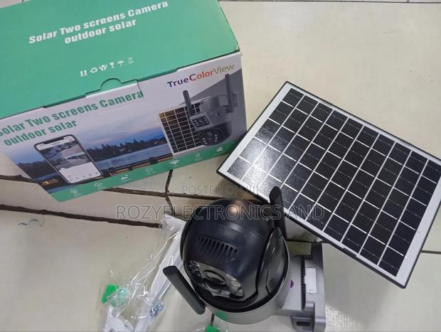 Solar 2 Screen Camera With Wifi and 4g