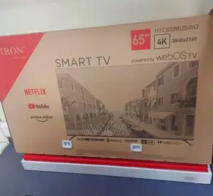 Vitron 65 Inches Smart Android Tv With Bluetooth. >