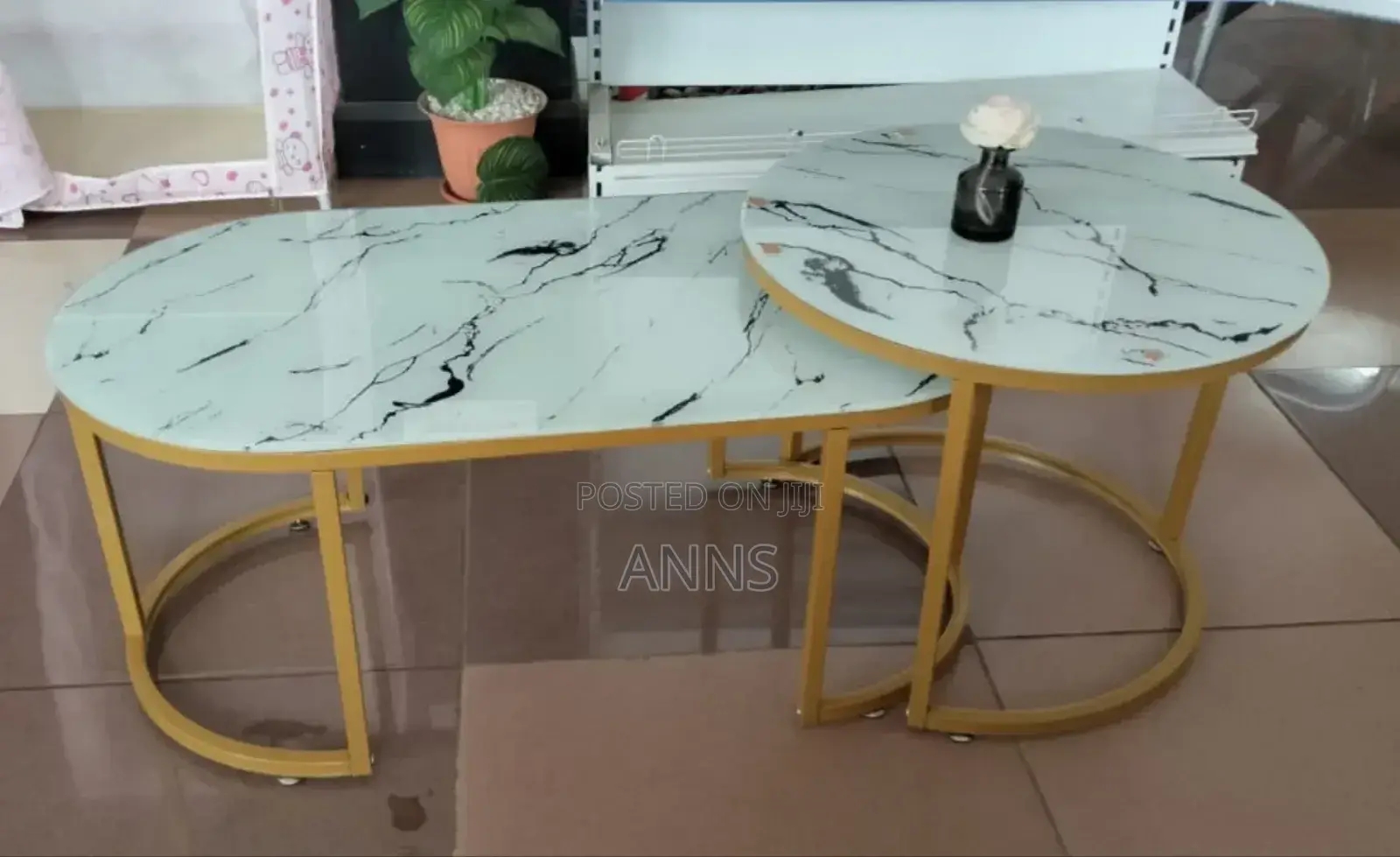 White Nesting Coffee Table