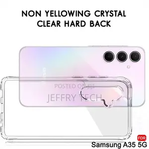 Soft-Sides Crystal Clear Case Cover for Samsung Galaxy A35