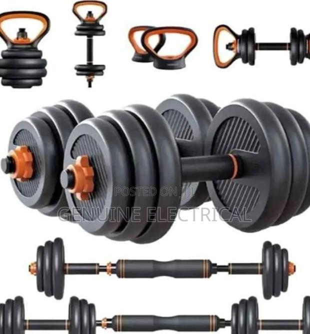 Brand New 50kg 6 in 1 Dumpbells