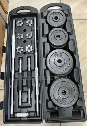 Brand New 50kg 6 in 1 Dumpbells