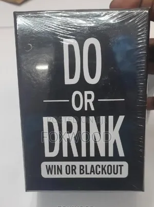Do or Drink Game Card Win or Blackout Game for Adult